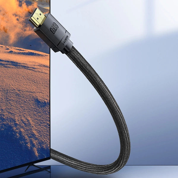 KABEL HDMI BASEUS HIGH DEFINITION SERIES 8K 1M - CZARNY