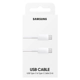 KABEL SAMSUNG EP-DN975BBEGWW USB-C - USB-C 480MB/S 5A 1M - BIAŁY