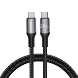 KABEL USB-C DO USB-C ROCOREN RETRO SERIES 240W 3M SZARY