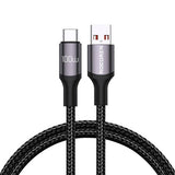 KABEL USB DO USB-C ROCOREN RETRO SERIES 100W 1M SZARY