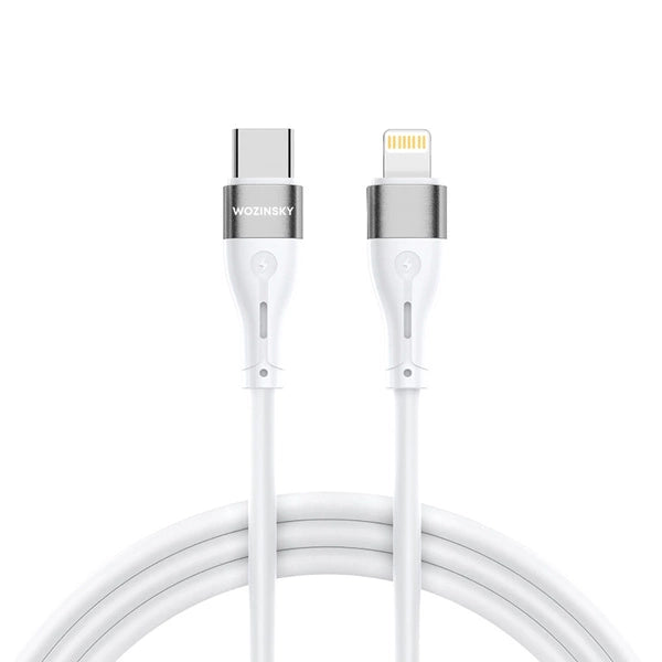 KABEL WOZINSKY WSTCL1 LIGHTNING / USB-C PD 27W 1 M - BIAŁY