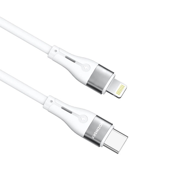 KABEL WOZINSKY WSTCL1 LIGHTNING / USB-C PD 27W 1 M - BIAŁY