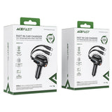 ŁADOWARKA SAMOCHODOWA ACEFAST B13 53W USB-A / 2 KABLE ROZWIJANE USB-C - CZARNA