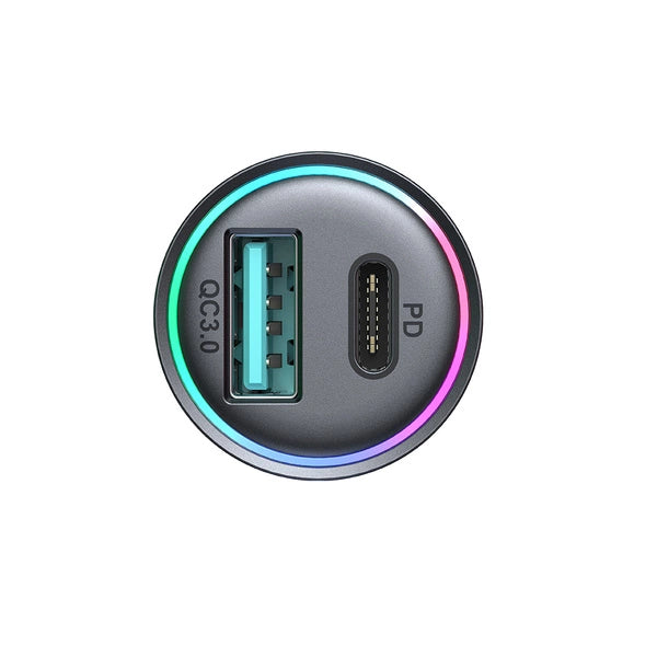 MINI ŁADOWARKA JOYROOM JR-CCN04 60W USB-A USB-C - CZARNA