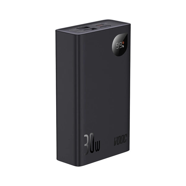 POWERBANK BASEUS ADAMAN2 20000MAH 30W 2X USB-A / USB-C PD / QC / SCP / OPPO SUPER VOOC - CZARNY