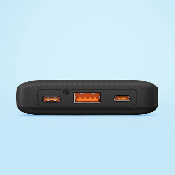 POWERBANK BASEUS AIRPOW 20W 10000MAH Z KABLEM BASEUS SIMPLE SERIES USB-A - USB-C 30 CM - CZARNY