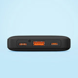 POWERBANK BASEUS AIRPOW 20W 10000MAH Z KABLEM BASEUS SIMPLE SERIES USB-A - USB-C 30 CM - CZARNY