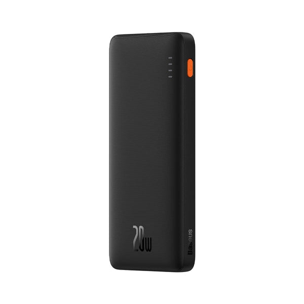 POWERBANK BASEUS AIRPOW 20W 10000MAH Z KABLEM BASEUS SIMPLE SERIES USB-A - USB-C 30 CM - CZARNY