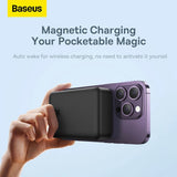 POWERBANK BASEUS MAGNETIC MINI 20000 MAH 20W - CZARNY + KABEL USB-C / USB-C