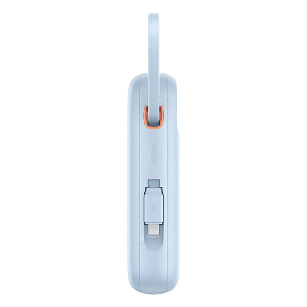 POWERBANK BASEUS QPOW 2 30W 10000MAH Z WBUDOWANYMI KABLAMI USB-C - NIEBIESKI