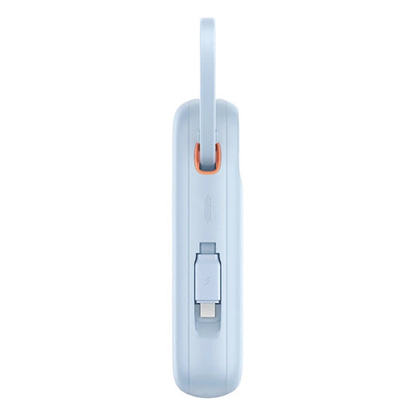 POWERBANK BASEUS QPOW 2 30W 10000MAH Z WBUDOWANYMI KABLAMI USB-C - NIEBIESKI