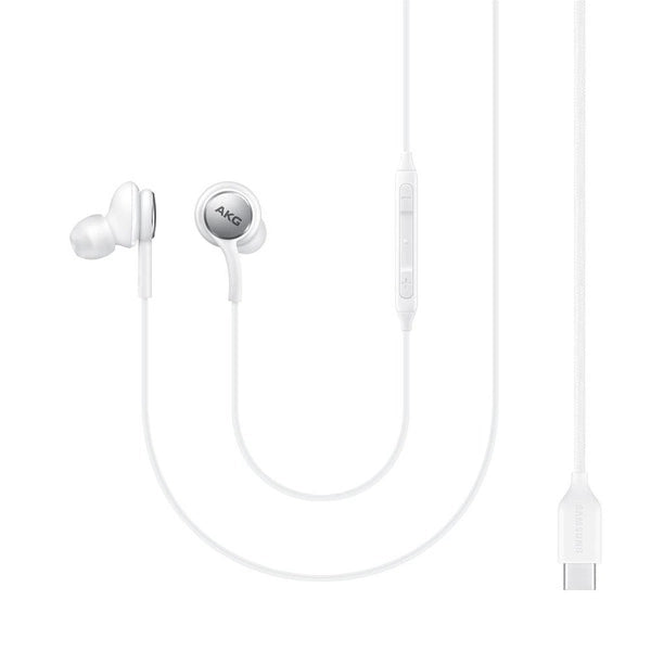 SAMSUNG AKG PRZEWODOWE SŁUCHAWKI DOKANAŁOWE USB-C BIAŁY (EO-IC100BWEGEU)