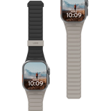 UAG SILIKONOWY DWUSTRONNY PASEK MAGNETYCZNY PATHFINDER DO APPLE WATCH 42 / 44 / 45 / 46 / 49MM - CZARNE-SZARE