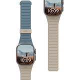 UAG SILIKONOWY DWUSTRONNY PASEK MAGNETYCZNY PATHFINDER DO APPLE WATCH 42 / 44 / 45 / 46 / 49MM - SZARE- NIEBIESKIE