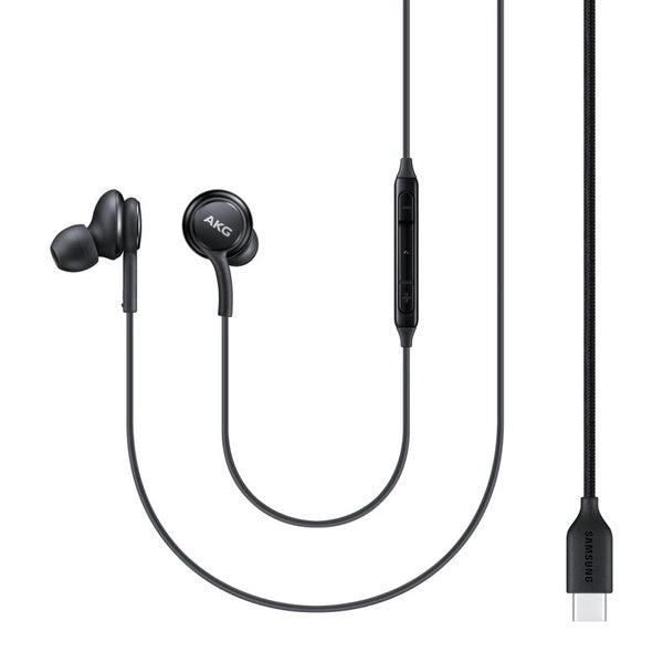 SŁUCHAWKI SAMSUNG AKG EO-IC100BBEGEU PRZEWODOWE DOKANAŁOWE USB-C - CZARNE