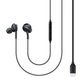 SŁUCHAWKI SAMSUNG AKG EO-IC100BBEGEU PRZEWODOWE DOKANAŁOWE USB-C - CZARNE