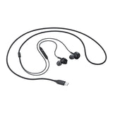 SŁUCHAWKI SAMSUNG AKG EO-IC100BBEGEU PRZEWODOWE DOKANAŁOWE USB-C - CZARNE