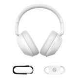 BASEUS BASS 30 MAX SŁUCHAWKI NAUSZNE BEZPRZEWODOWE BLUETOOTH BIAŁE