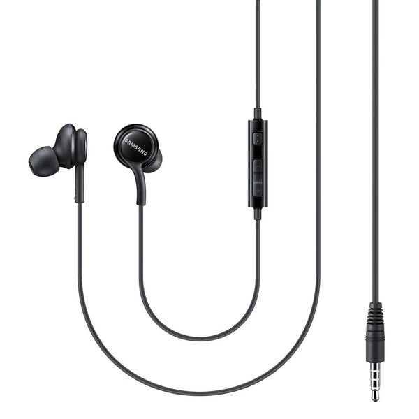 SŁUCHAWKI PRZEWODOWE SAMSUNG EO-IA500BBEGWW MINI JACK 3.5MM - CZARNE