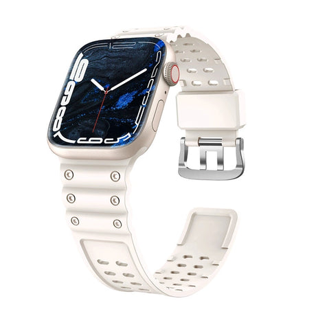 PASEK STRAP TRIPLE PROTECTION PASEK APPLE WATCH SE, 9, 8, 7, 6, 5, 4, 3, 2, 1 (41, 40, 38 MM) BRANSOLETA BEŻOWY