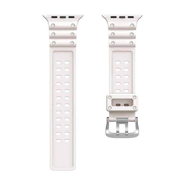PASEK STRAP TRIPLE PROTECTION PASEK APPLE WATCH SE, 9, 8, 7, 6, 5, 4, 3, 2, 1 (41, 40, 38 MM) BRANSOLETA BEŻOWY