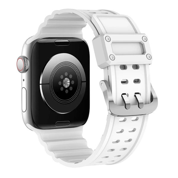 PASEK STRAP TRIPLE PROTECTION PASEK APPLE WATCH SE, 9, 8, 7, 6, 5, 4, 3, 2, 1 (41, 40, 38 MM) BRANSOLETA BIAŁY