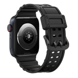 PASEK STRAP TRIPLE PROTECTION PASEK APPLE WATCH SE, 9, 8, 7, 6, 5, 4, 3, 2, 1 (41, 40, 38 MM) BRANSOLETA CZARNY
