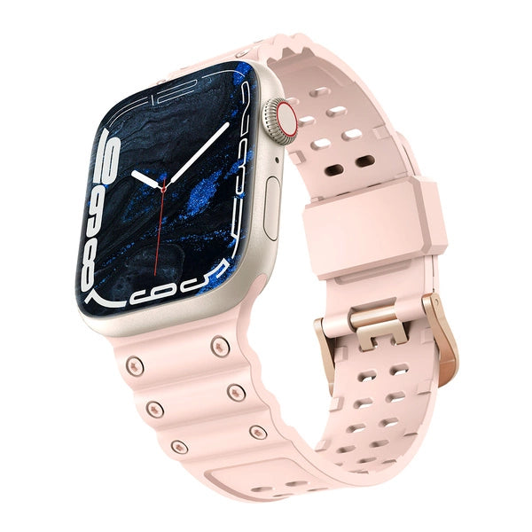 PASEK STRAP TRIPLE PROTECTION PASEK APPLE WATCH SE, 9, 8, 7, 6, 5, 4, 3, 2, 1 (41, 40, 38 MM) BRANSOLETA RÓŻOWY