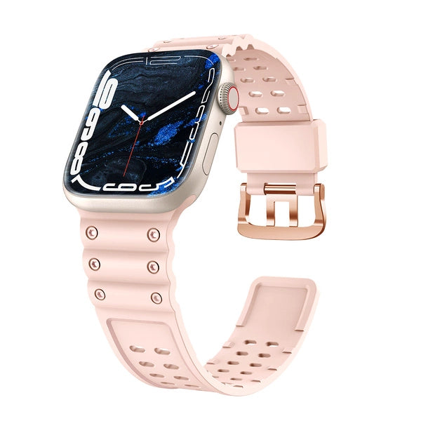 PASEK STRAP TRIPLE PROTECTION PASEK APPLE WATCH SE, 9, 8, 7, 6, 5, 4, 3, 2, 1 (41, 40, 38 MM) BRANSOLETA RÓŻOWY