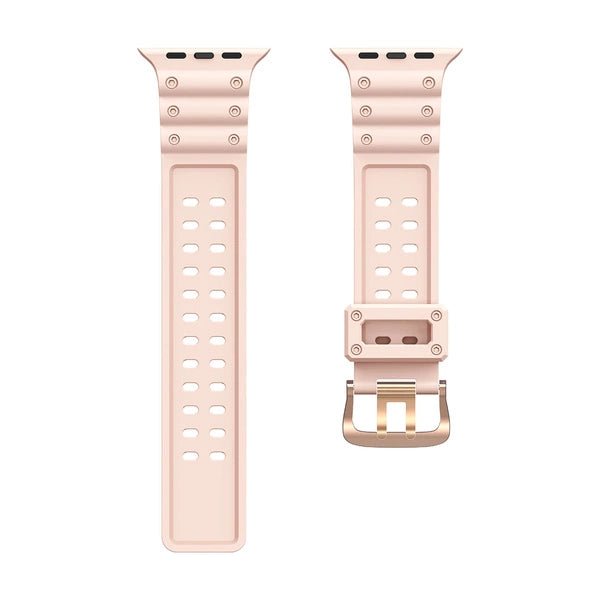 PASEK STRAP TRIPLE PROTECTION PASEK APPLE WATCH SE, 9, 8, 7, 6, 5, 4, 3, 2, 1 (41, 40, 38 MM) BRANSOLETA RÓŻOWY