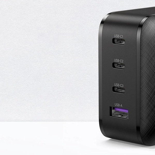 UGREEN ŁADOWARKA GAN PPS 65W USB / 3X USB TYP C QC 3.0 POWER DELIVERY SCP FCP AFC CZARNY (CD224 70774)