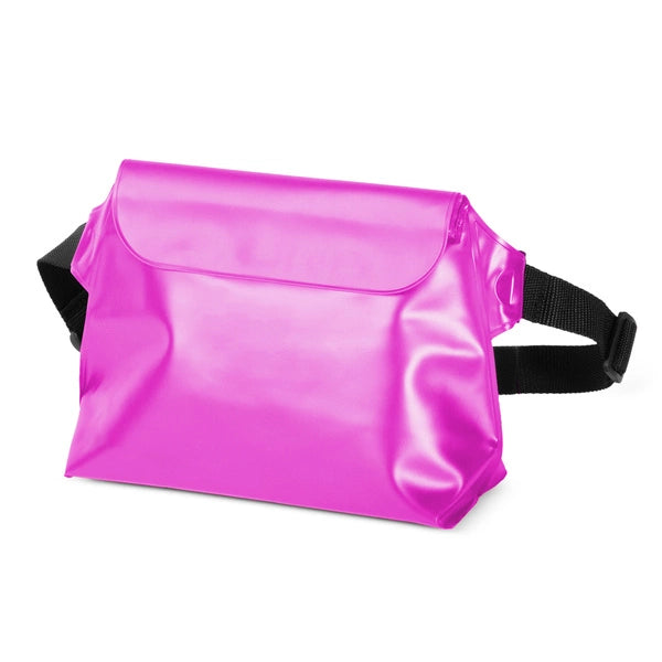 WODOODPORNA SASZETKA / NERKA ETUI PVC - RÓŻOWA