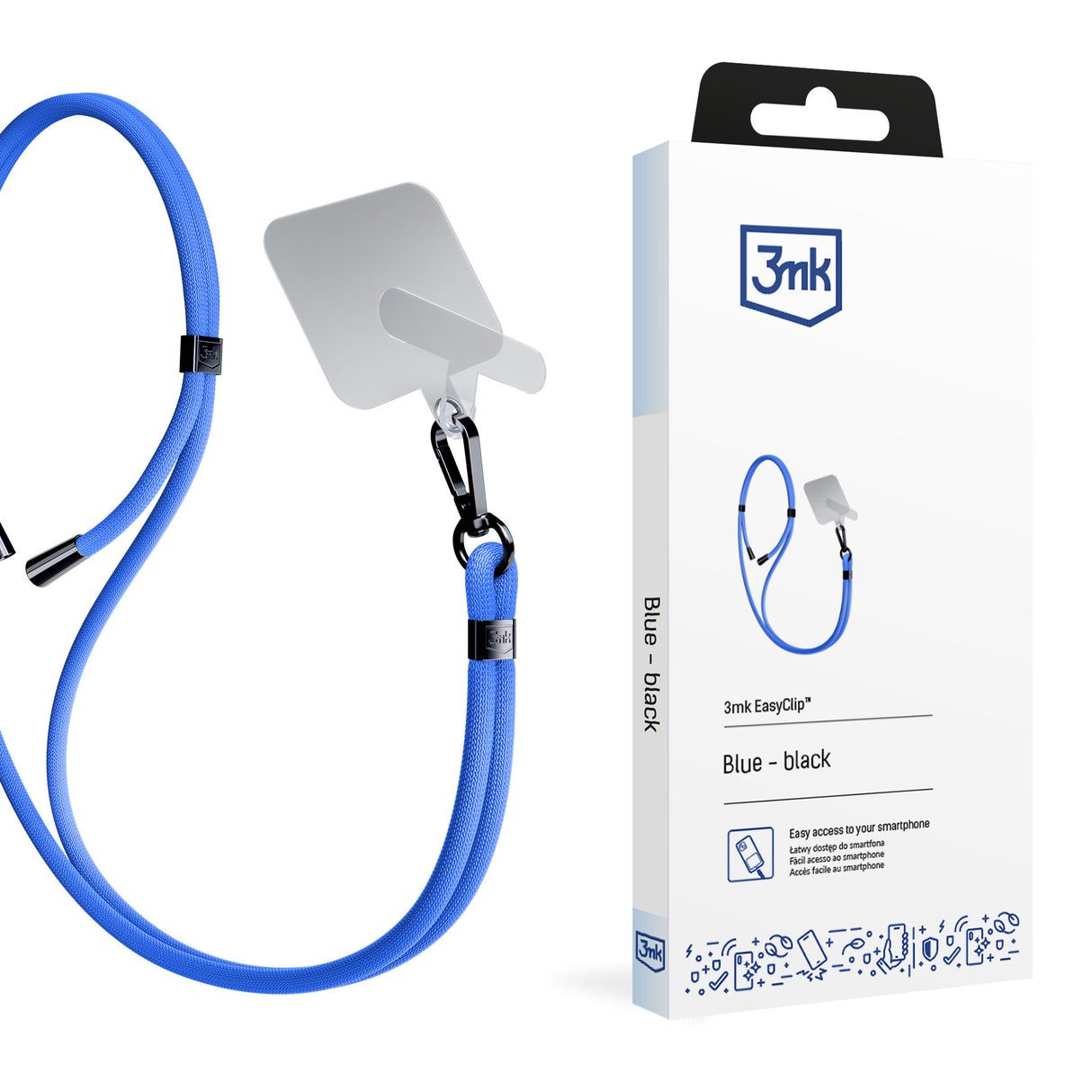 SMYCZ 3MK EASYCLIP - NIEBIESKA