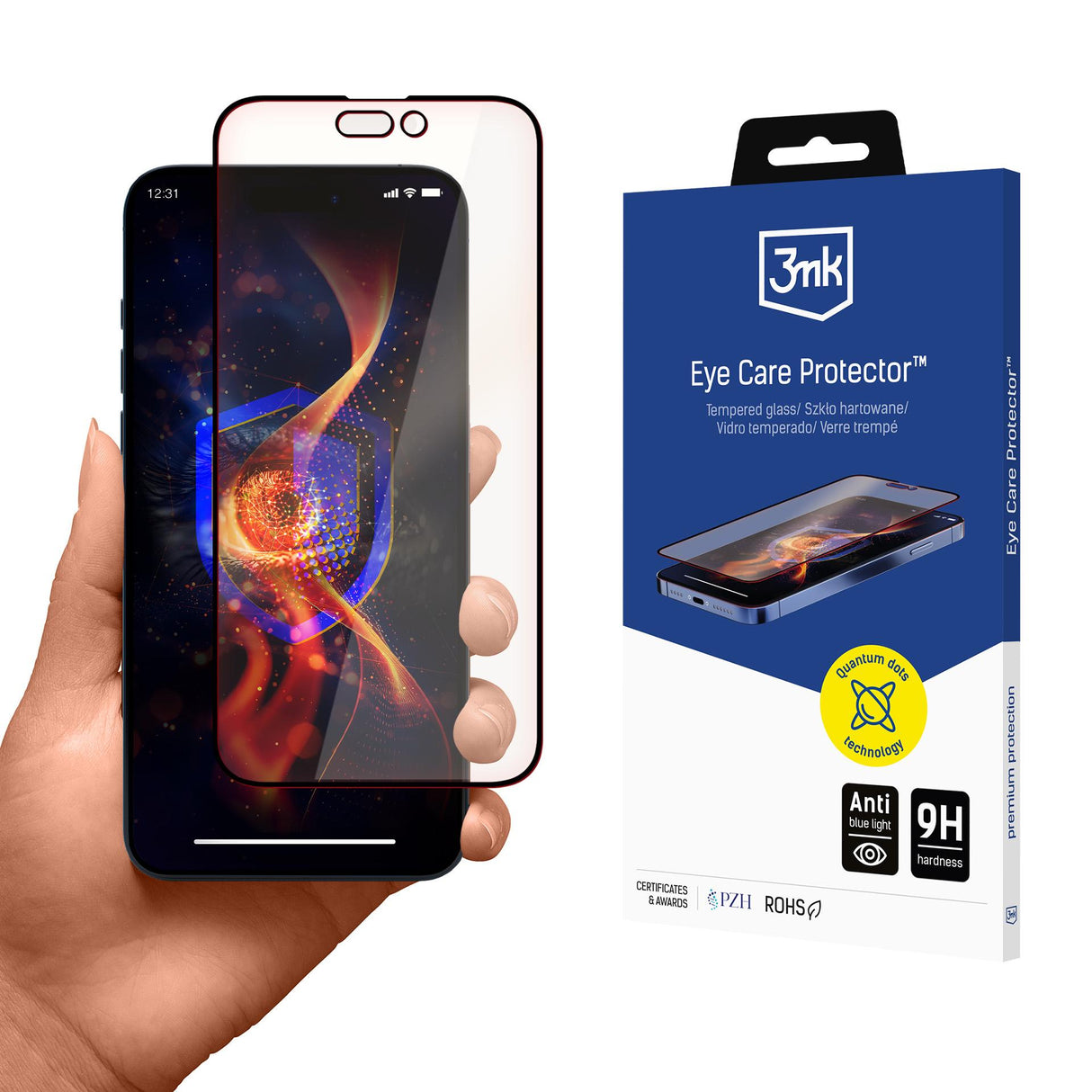 SZKŁO HARTOWANE 3MK EYE CARE PROTECTOR NA APPLE IPHONE 13/13 PRO/14/ 16E