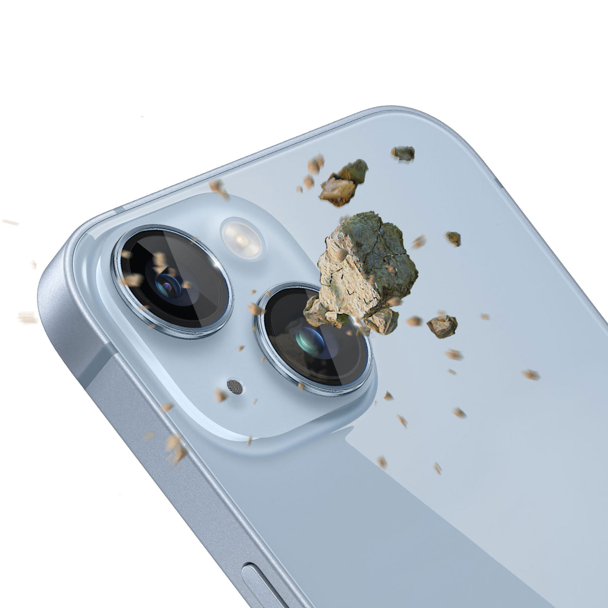 OSŁONA APARATU SZKŁO 3MK LENS PROTECTION PRO NA IPHONE 14 - NIEBIESKA