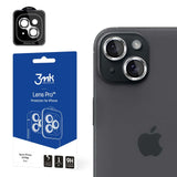 OSŁONA APARATU SZKŁO 3MK LENS PROTECTION PRO NA IPHONE 15 PLUS - SREBRNA