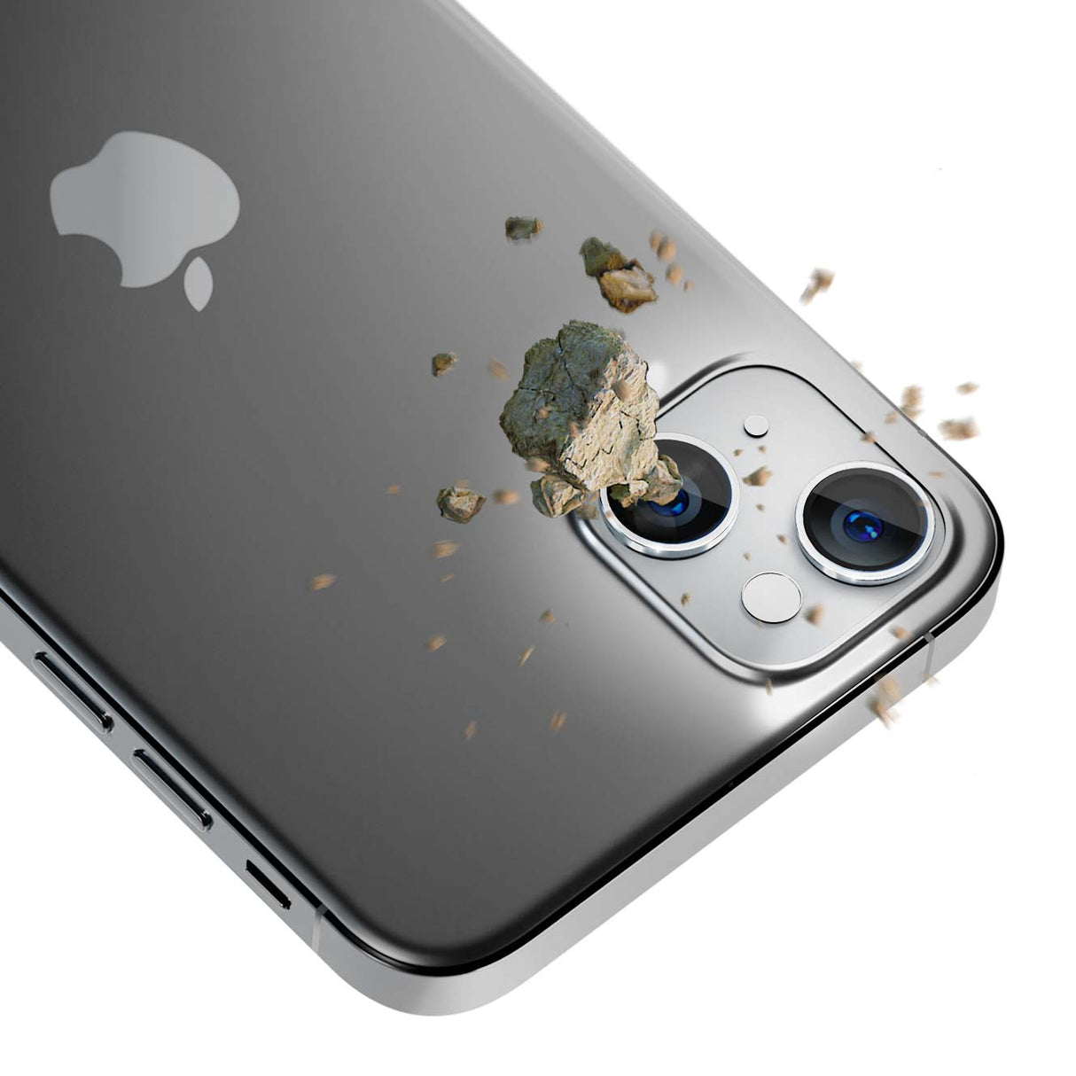 OSŁONA APARATU SZKŁO 3MK LENS PROTECTION PRO NA IPHONE 15 PLUS - SREBRNA