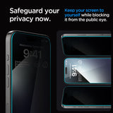 SZKŁO HARTOWANE SPIGEN GLAS.TR ”EZ FIT” 2-PACK IPHONE 15 PLUS / 16 PLUS PRIVACY