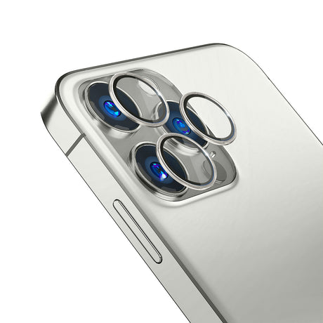 OSŁONA APARATU SZKŁO 3MK LENS PROTECTION PRO NA IPHONE 14 PRO / IPHONE 14 PRO MAX - SREBRNA