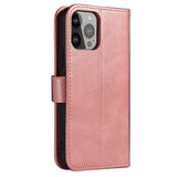ETUI MAGNET CASE ELEGANCKI FUTERAŁ ETUI POKROWIEC Z KLAPKĄ I FUNKCJĄ PODSTAWKI IPHONE 14 PRO RÓŻOWY