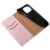 ETUI MAGNET STRAP CASE ETUI IPHONE 14 PRO MAX POKROWIEC Z KLAPKĄ PORTFEL MINI SMYCZ PODSTAWKA RÓŻOWE