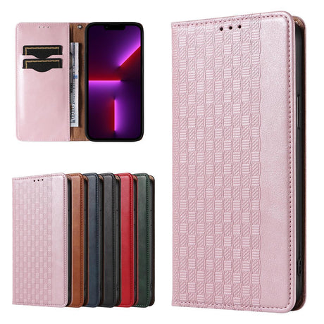 ETUI MAGNET STRAP CASE ETUI IPHONE 14 PRO MAX POKROWIEC Z KLAPKĄ PORTFEL MINI SMYCZ PODSTAWKA RÓŻOWE