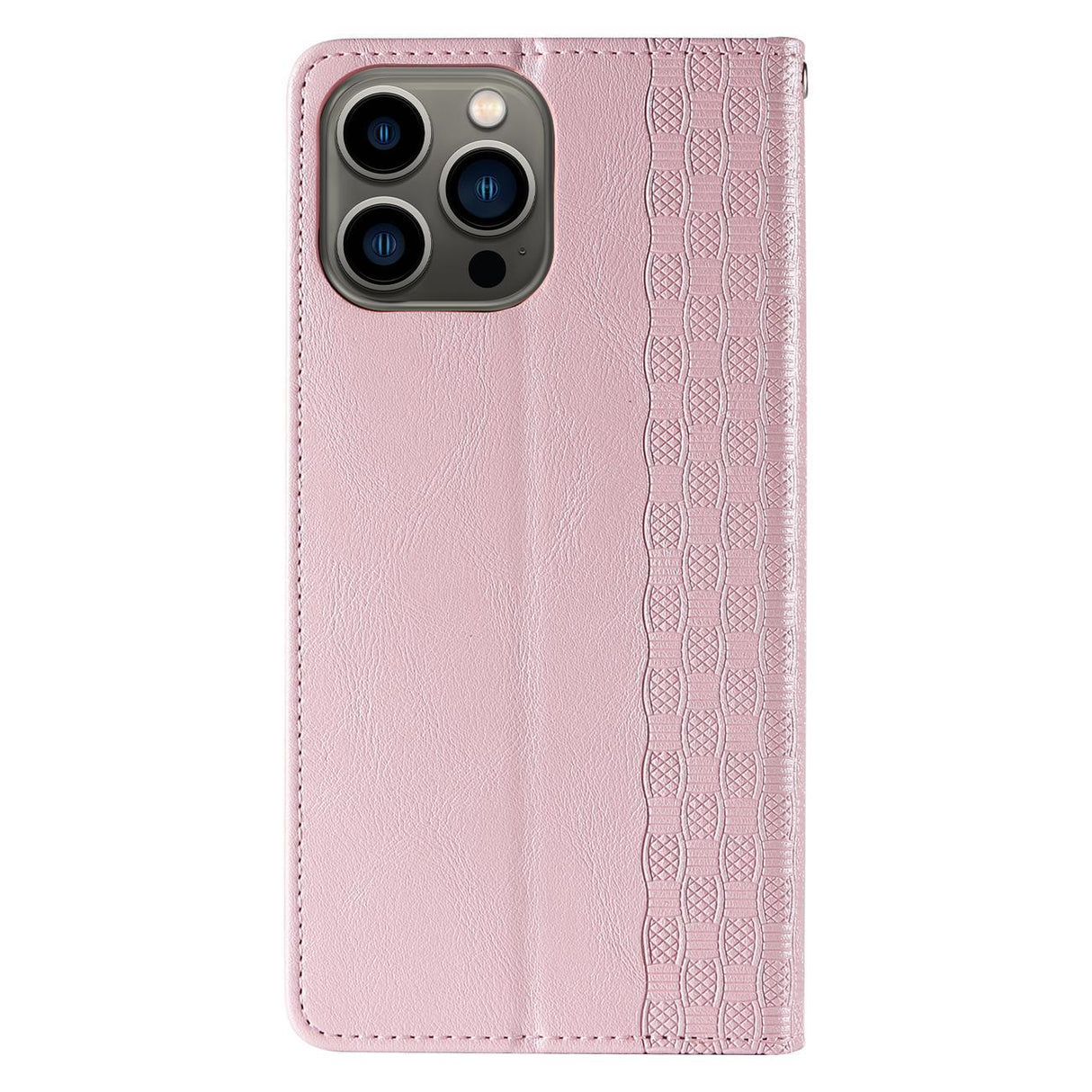 ETUI MAGNET STRAP CASE ETUI IPHONE 14 PRO MAX POKROWIEC Z KLAPKĄ PORTFEL MINI SMYCZ PODSTAWKA RÓŻOWE