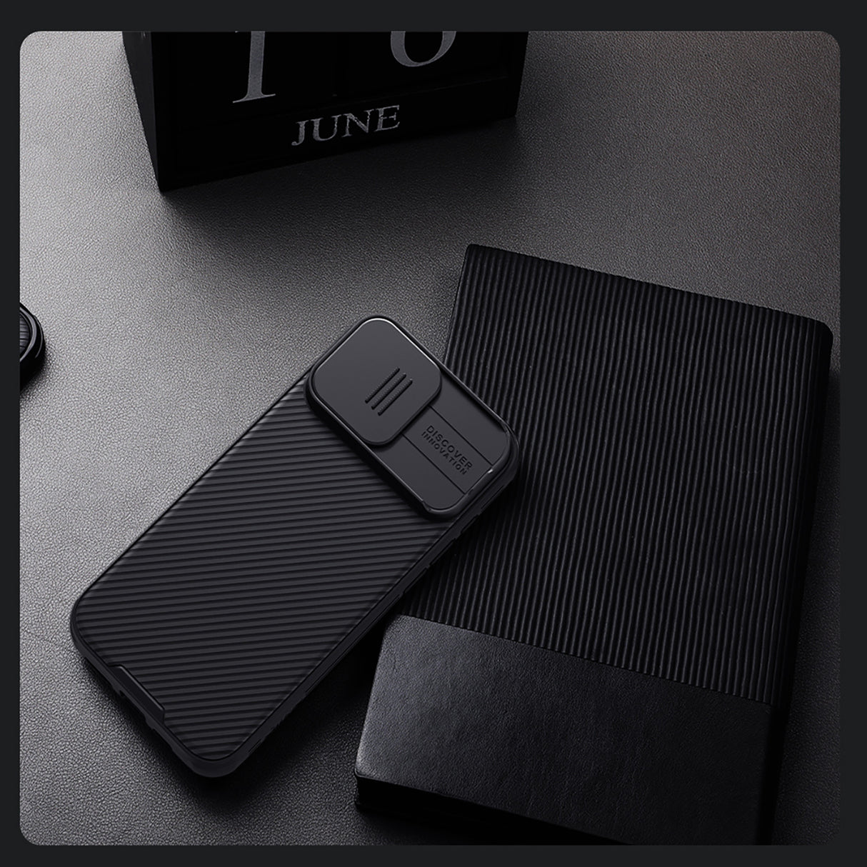 ETUI NILLKIN CAMSHIELD PRO CASE NA IPHONE 16 PRO MAX Z OSŁONĄ NA APARAT - CZARNE