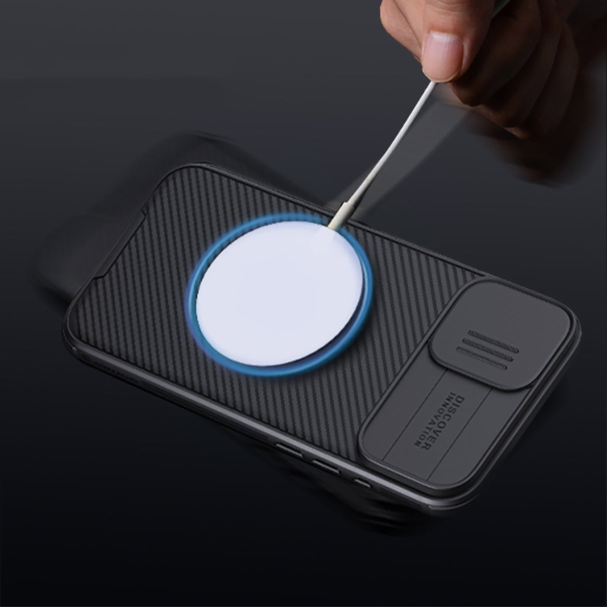 ETUI NILLKIN CAMSHIELD PRO MAGNETIC CASE NA IPHONE 16 - CZARNE