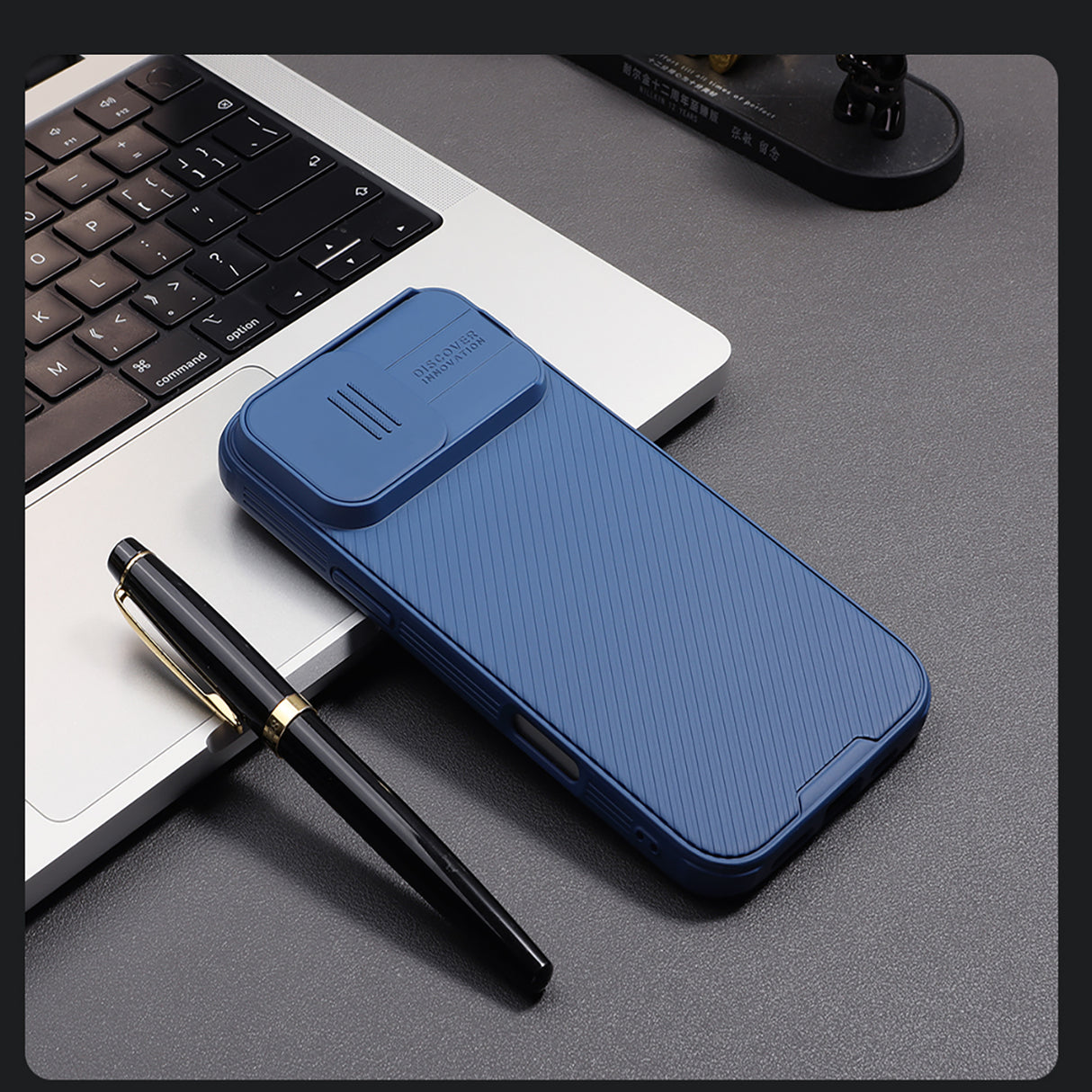 ETUI NILLKIN CAMSHIELD PRO MAGNETIC CASE NA IPHONE 16 PRO - NIEBIESKIE