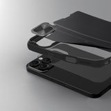 ETUI NILLKIN QIN PROP LEATHER CASE Z OSŁONĄ NA APARAT I PODSTAWKĄ NA IPHONE 16 PRO MAX - CZARNE