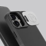 ETUI NILLKIN QIN PROP LEATHER CASE Z OSŁONĄ NA APARAT I PODSTAWKĄ NA IPHONE 16 - CZARNE