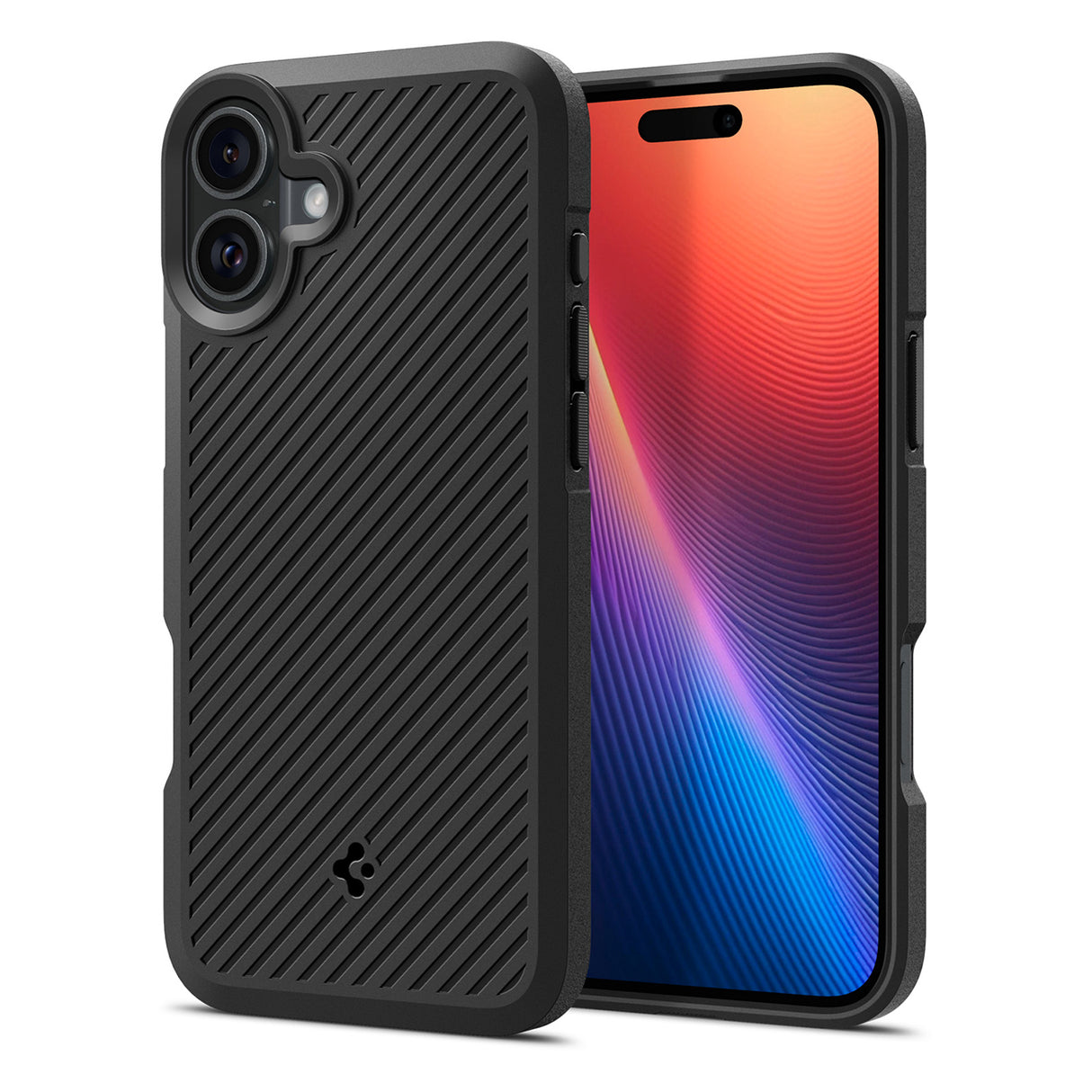 ETUI SPIGEN CORE ARMOR NA IPHONE 16 PLUS - CZARNE