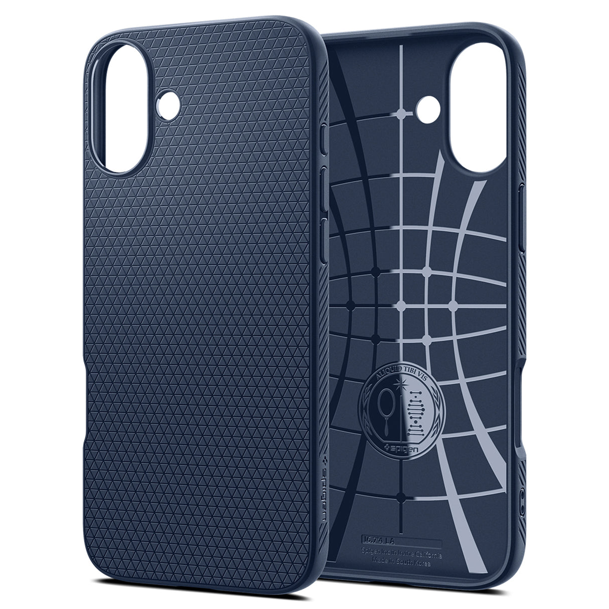 ETUI SPIGEN LIQUID AIR NA IPHONE 16 PLUS - NIEBIESKIE